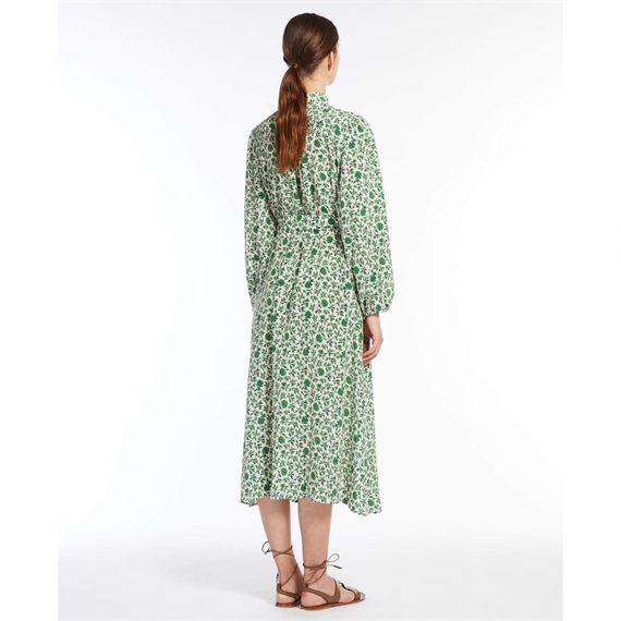 Weekend Max Mara Wales Kjole, Green Flower